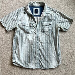 Prana M Blue collared shirt